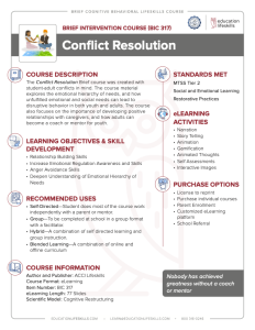 Conflict Resolution