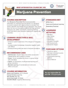 Marijuana Prevention